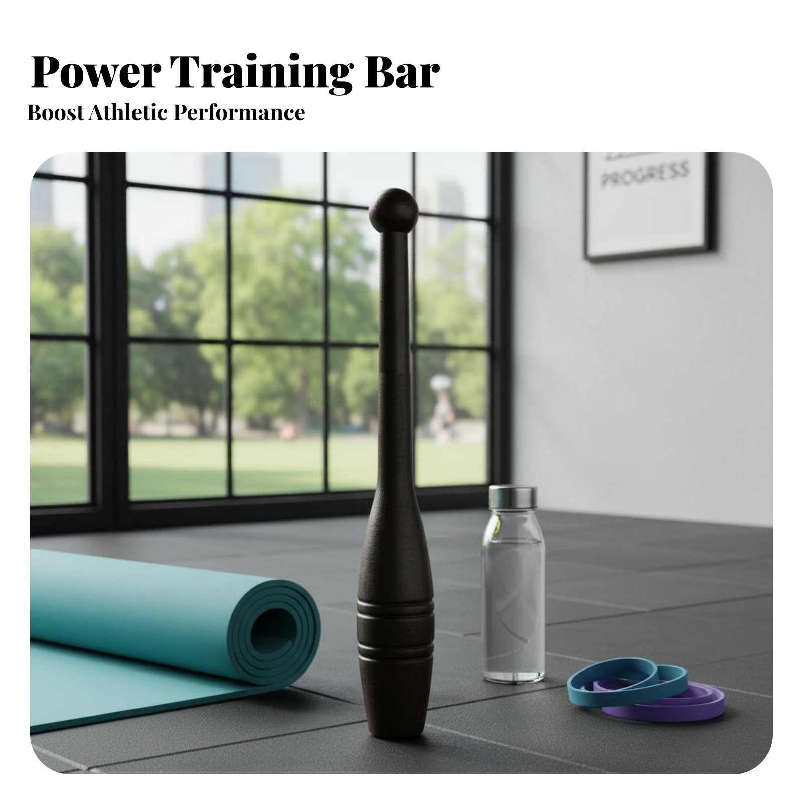 Home Gym Upper Body Workout - Steel Bell Fitness Training Tool Upper