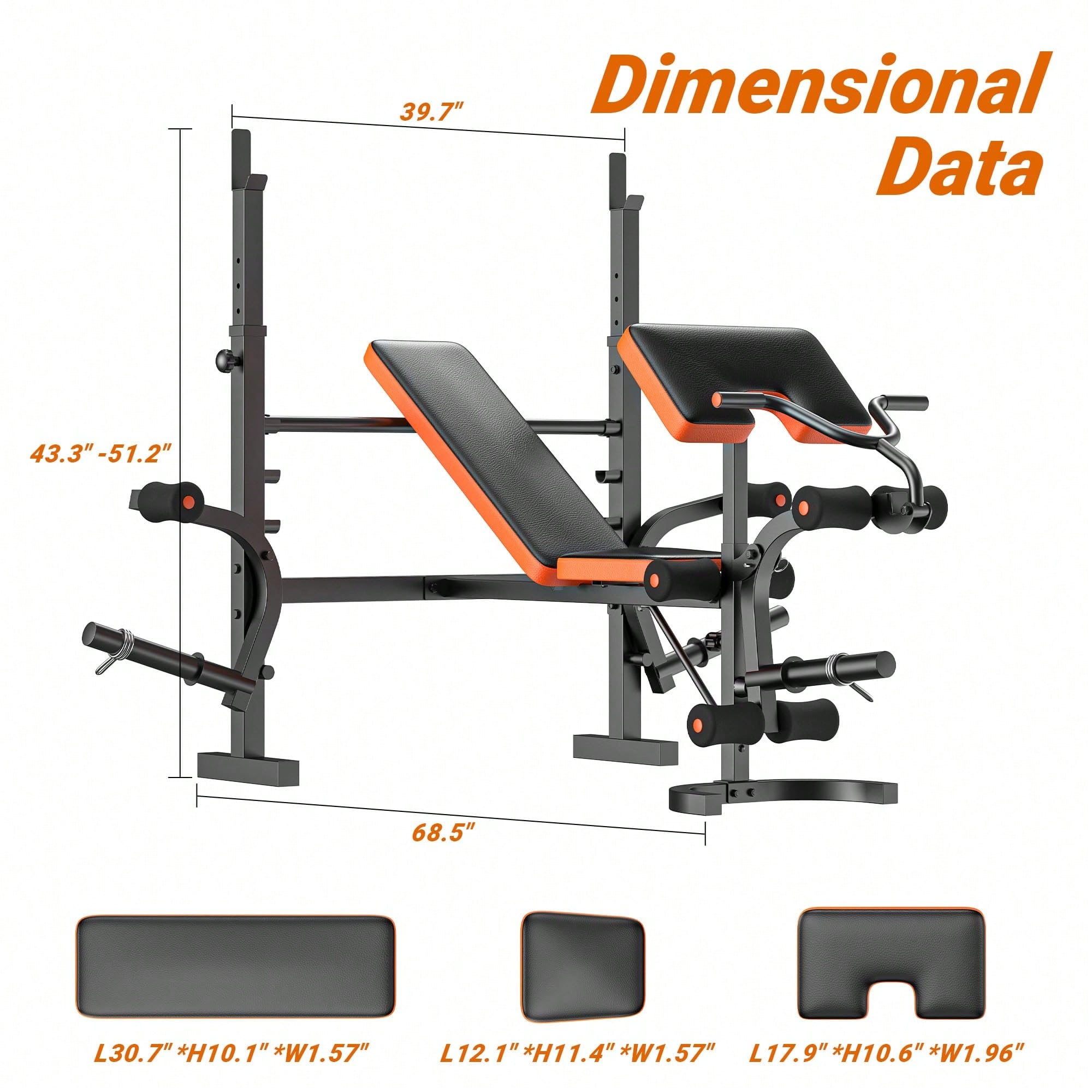 GIKPAL Weight Bench, Bench Pre - đánh giá và giá Home Gym Weight Bench