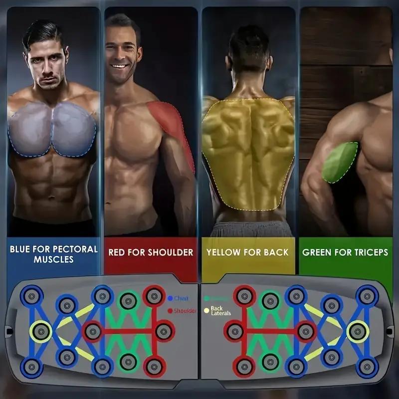 Upgraded Push Up Board 28 Hole - đánh giá và giá Home Gym Upper Body Workout