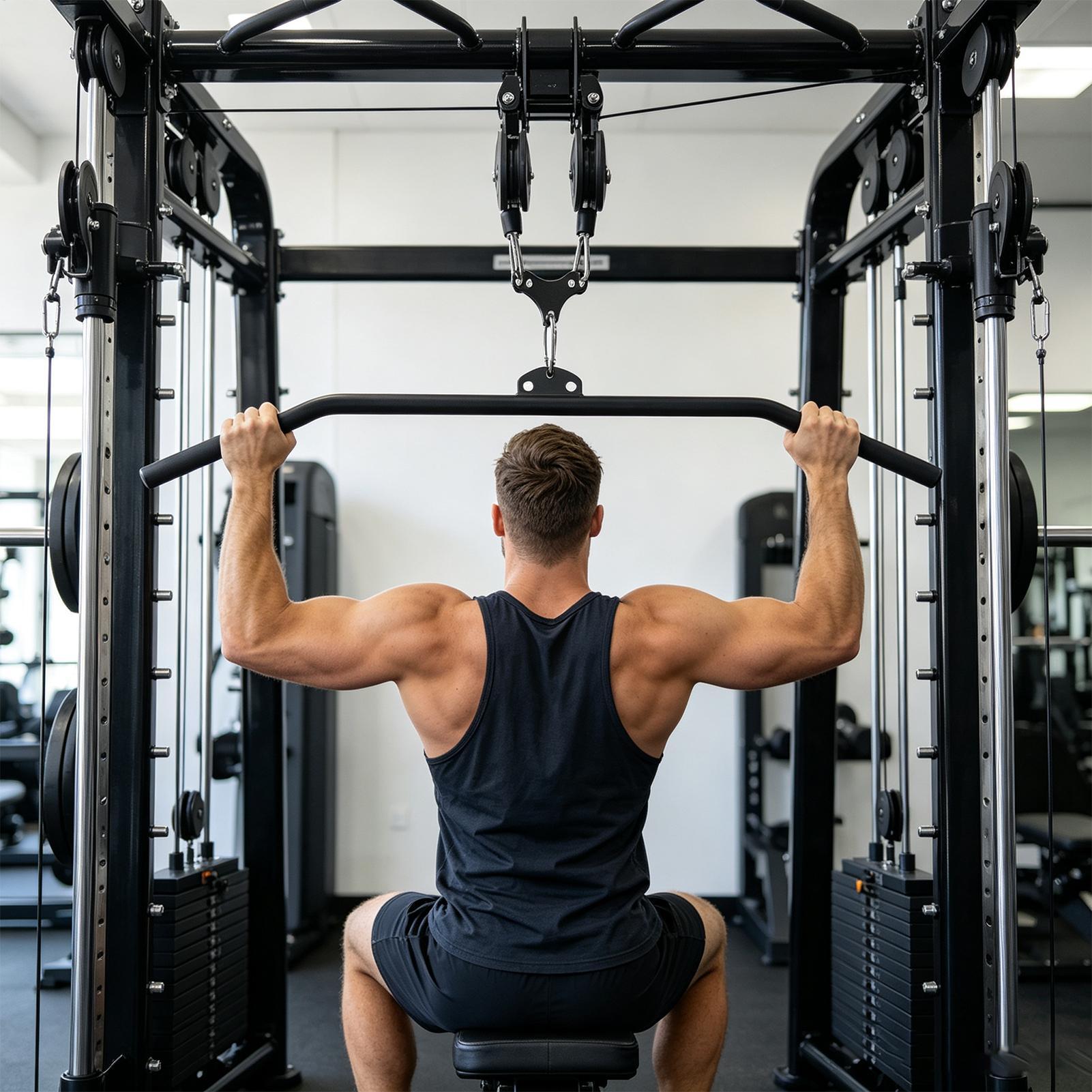 High-position pull-down bar ad - đánh giá và giá Pulley Home Gym