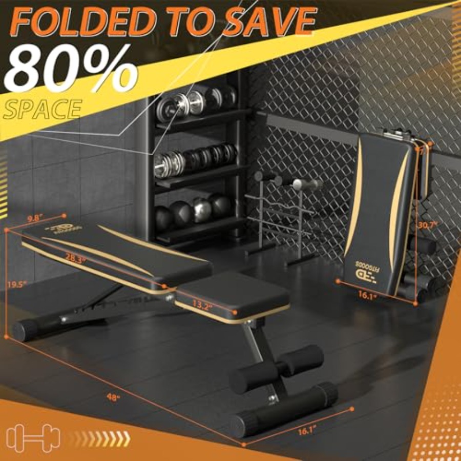 Adjustable Weight Bench for Ho - đánh giá và giá Home Gym Weight Bench