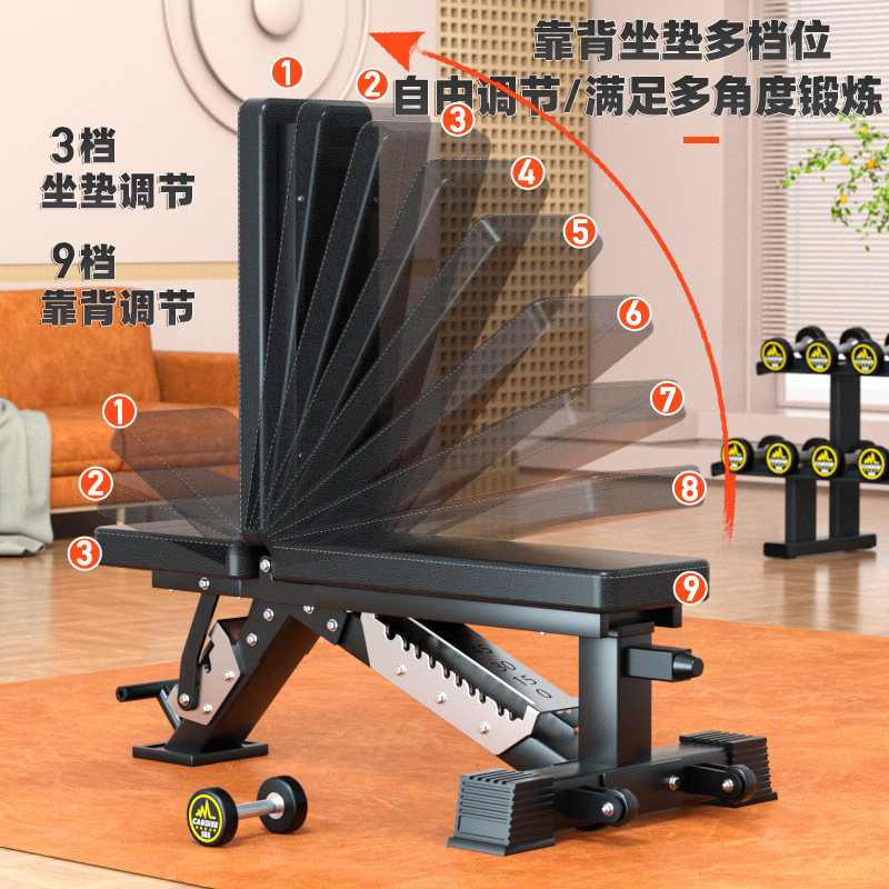 Adjustable Multi-Functional Du - đánh giá và giá Home Gym Weight Bench
