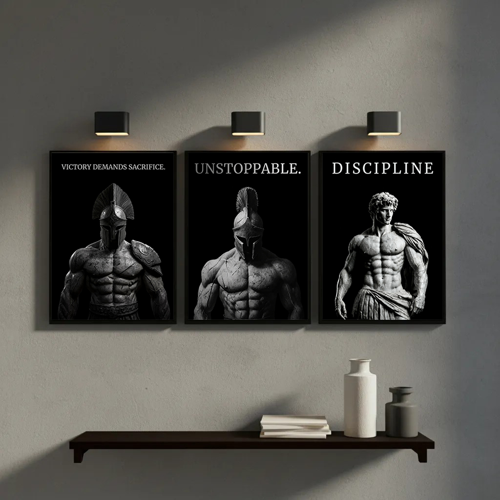 Greek Roman Warrior Motivation - đánh giá và giá Home Gym Quotes