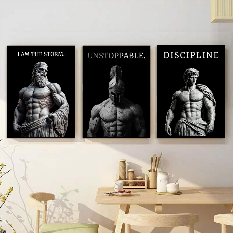 Greek Roman Warrior Motivation - đánh giá và giá Home Gym Quotes