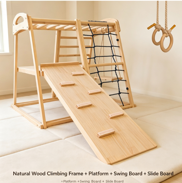 new Wooden Climbing Frame Indo - đánh giá và giá Home Gym For Toddlers