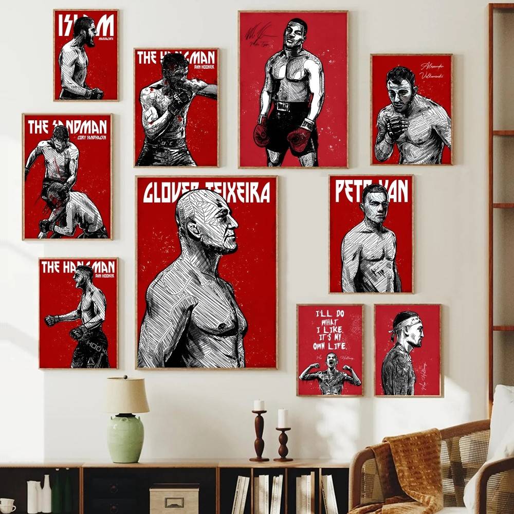 Combat Athlete Paper Poster Gr - đánh giá và giá Home Gym Quotes