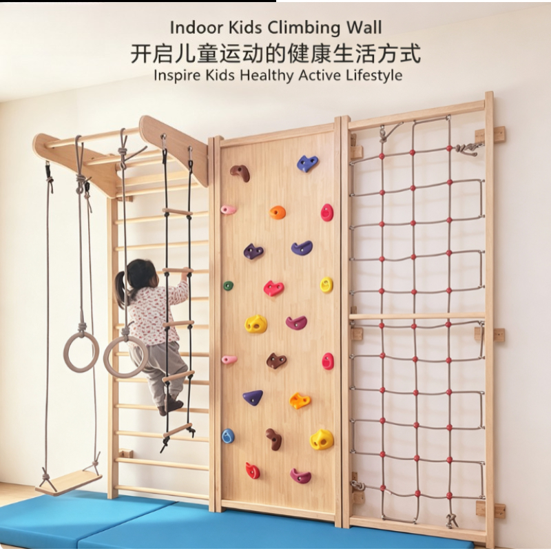 Wall Mounted Kids Climbing Pan - đánh giá và giá Home Gym For Toddlers