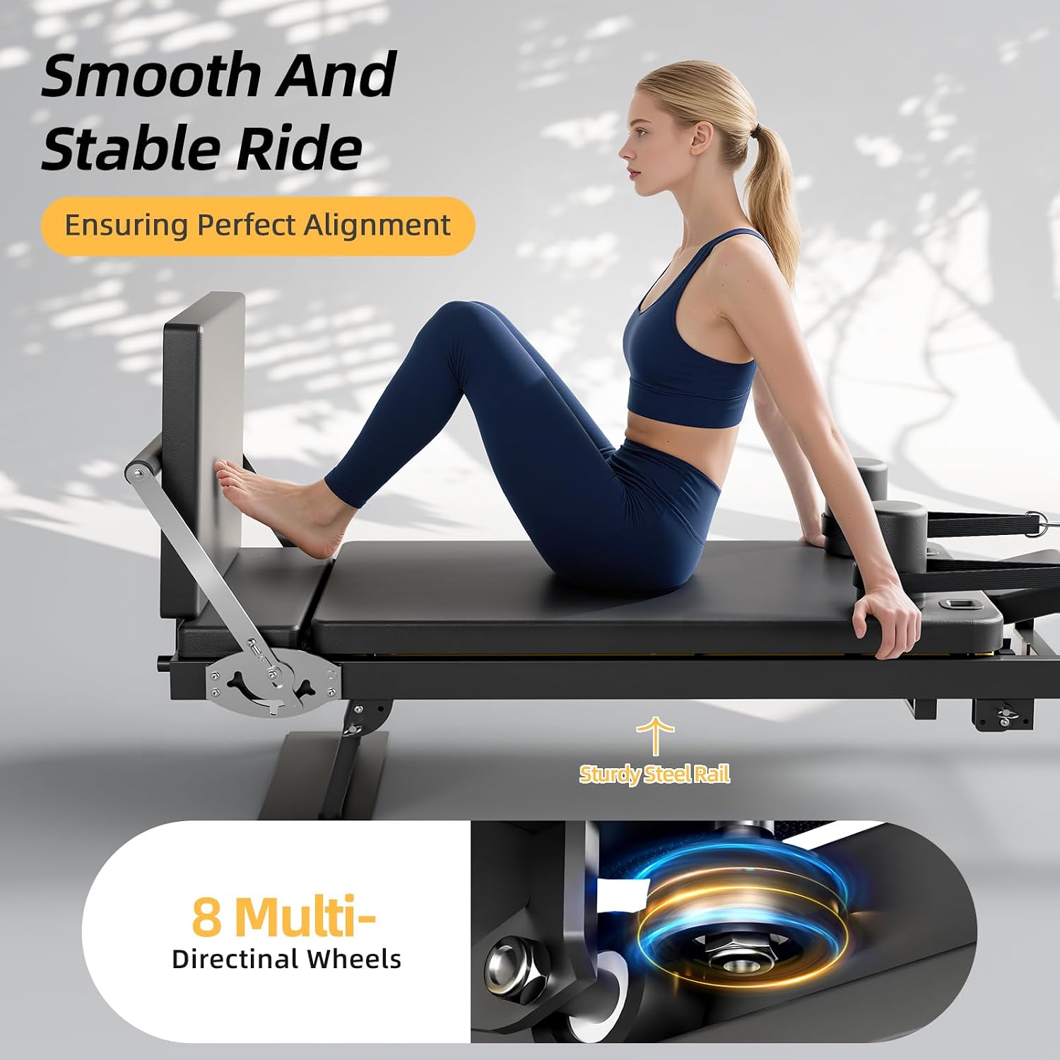 Foldable Pilates Reformer Mach - đánh giá và giá Home Gym Minimalist