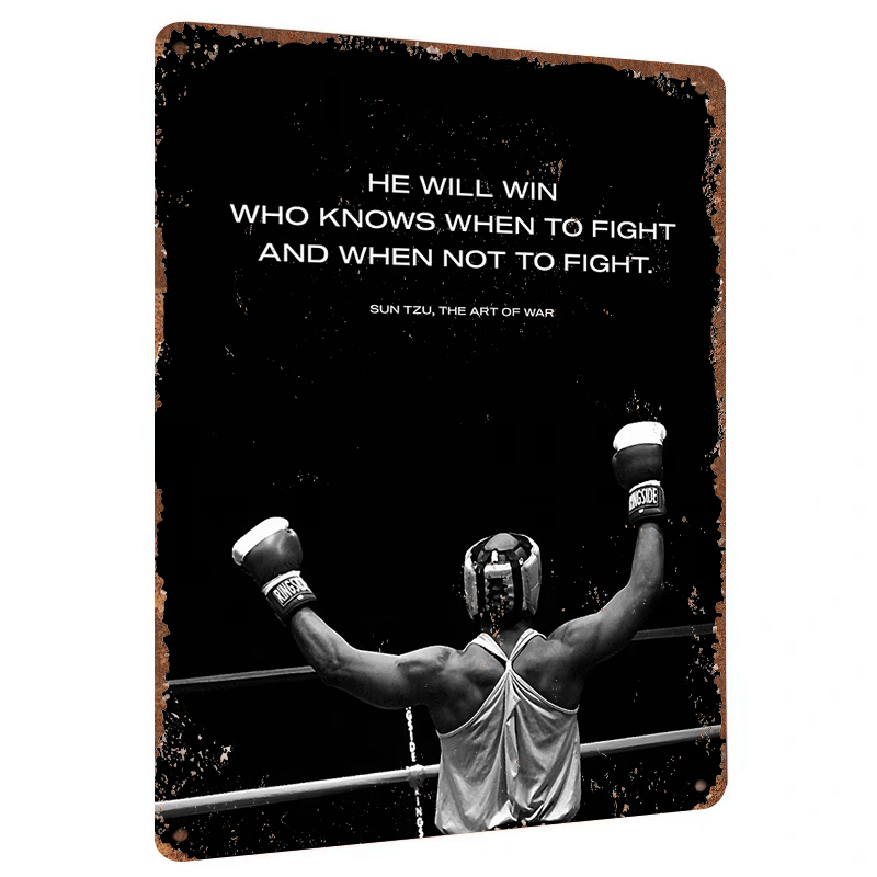 Sun Tzu Quote Boxing Themed Me - đánh giá và giá Home Gym Quotes