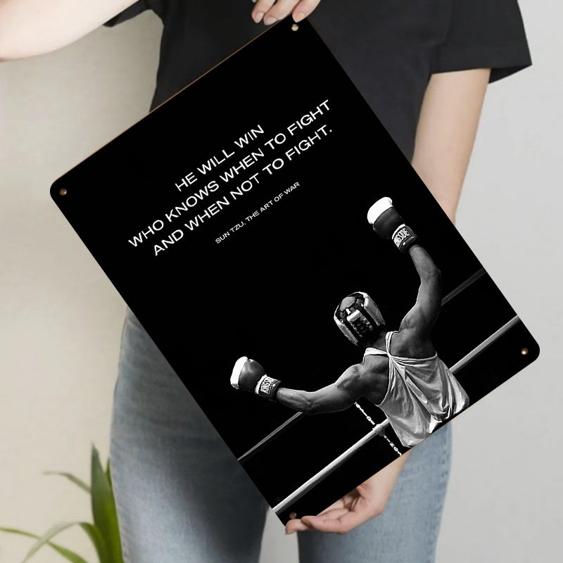 Sun Tzu Quote Boxing Themed Me - đánh giá và giá Home Gym Quotes