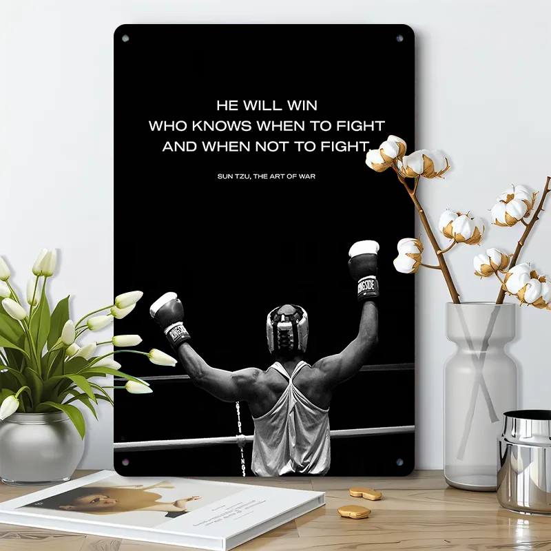 Sun Tzu Quote Boxing Themed Me - đánh giá và giá Home Gym Quotes