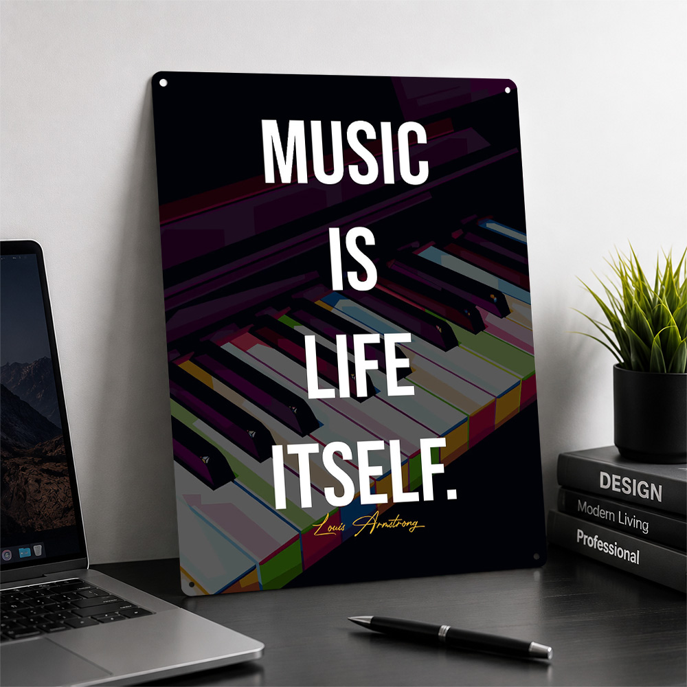 Piano Quotes Metal Poster Quot - đánh giá và giá Home Gym Quotes