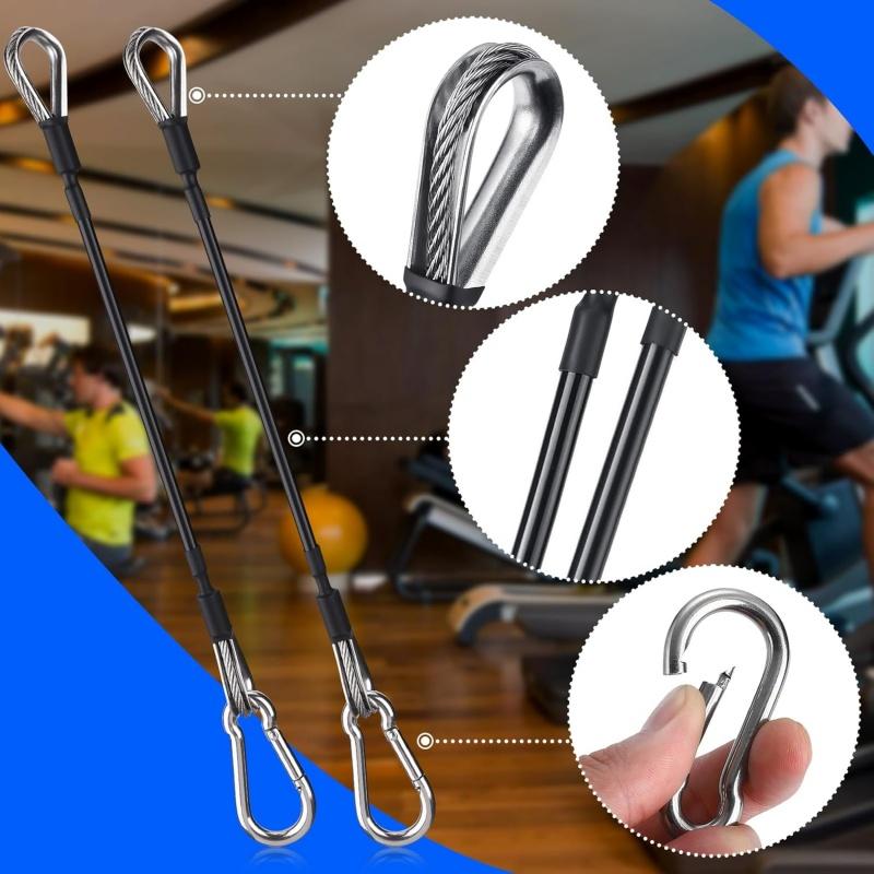 1-6Pcs 25cm Gym Cable Extensio - đánh giá và giá Home Gym Bowflex Machine