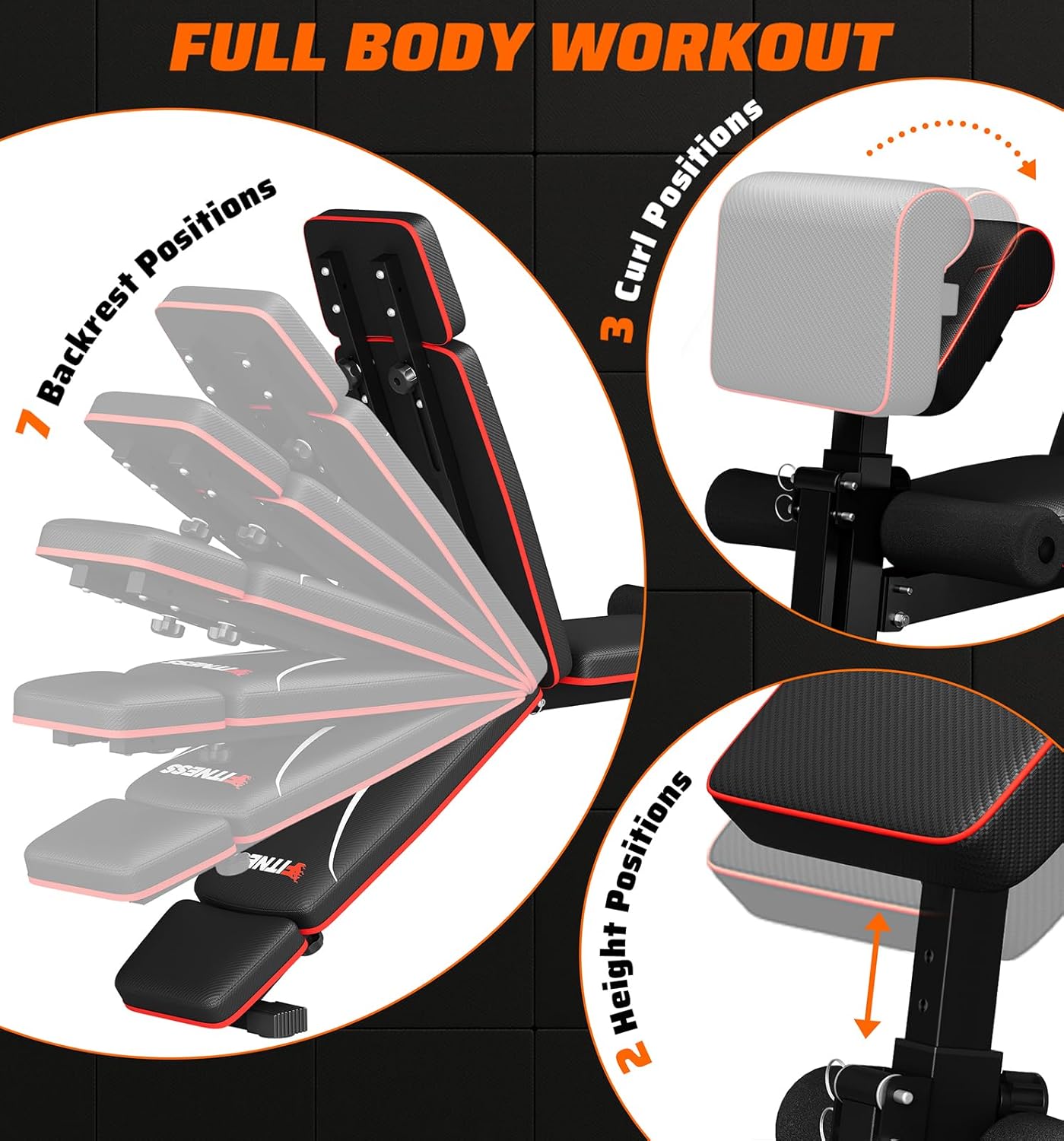 Home Gym Foldable Weight Bench - đánh giá và giá Home Gym Weight Bench