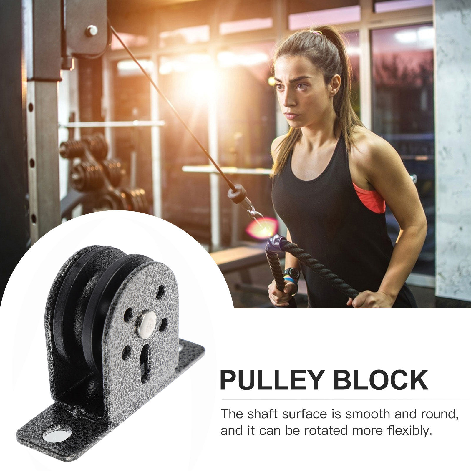 2Pcs Fitness Bearing Pulley Li - đánh giá và giá Pulley Home Gym