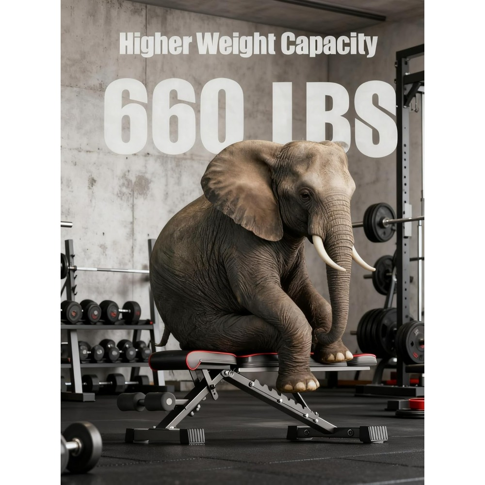 Adjustable Foldable Weight Ben - đánh giá và giá Home Gym Weight Bench