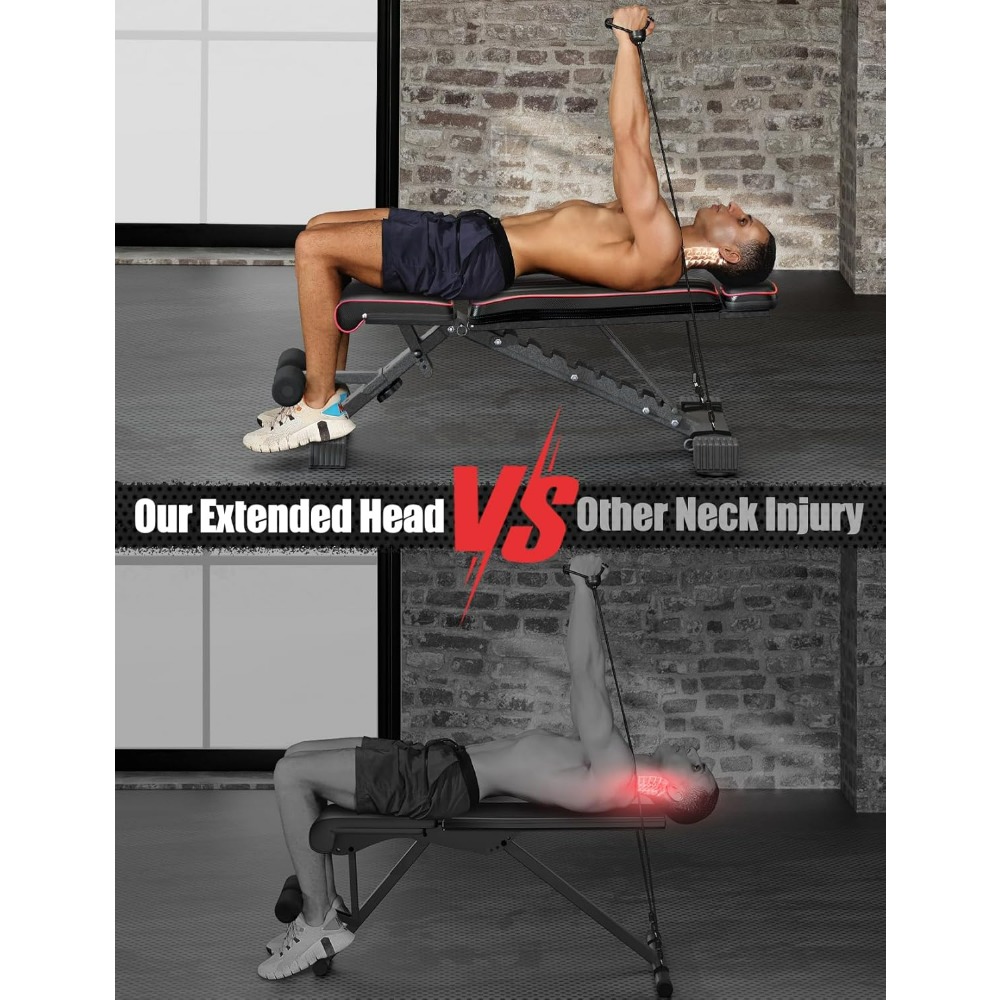 Adjustable Foldable Weight Ben - đánh giá và giá Home Gym Weight Bench